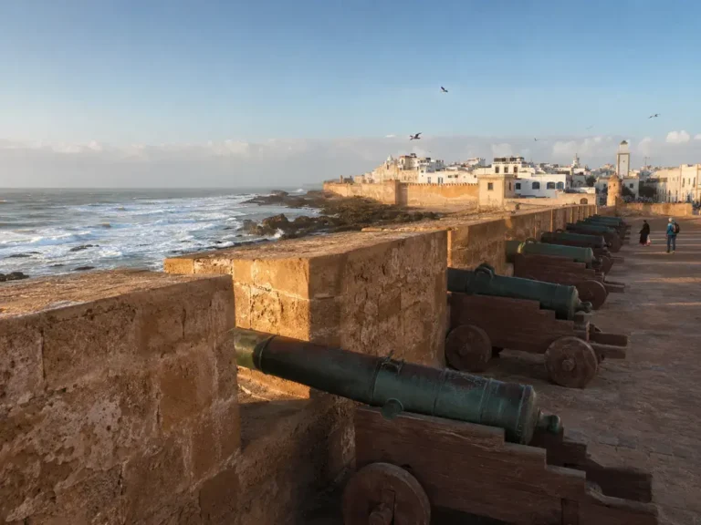 Essaouira Skala ramparts and Atlantic Ocean
