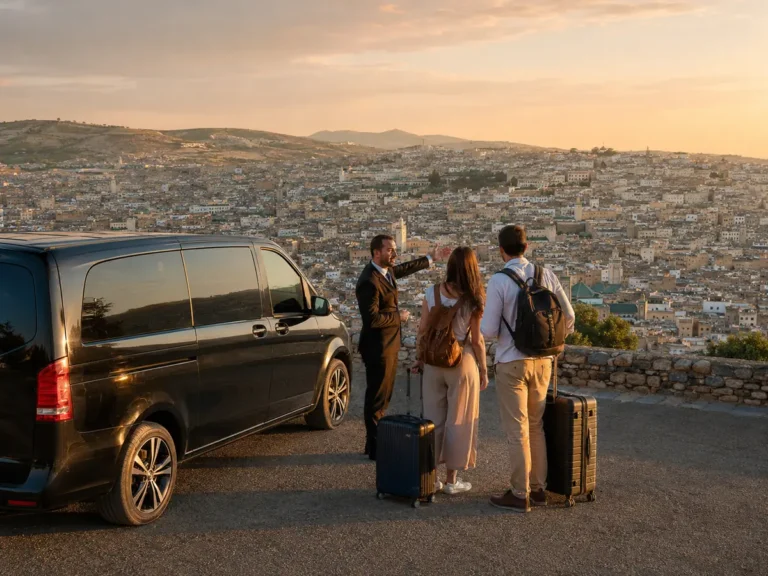 Marrakech to Fes private transfer with Medina arrival