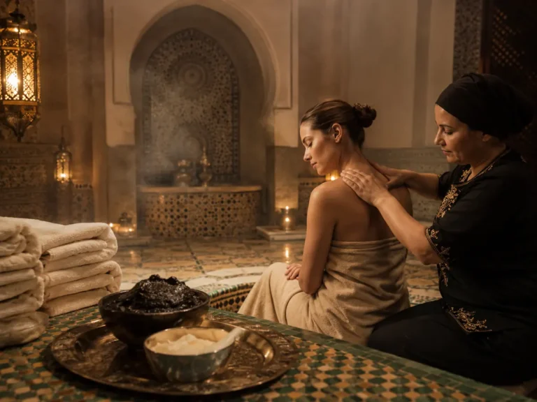 Traditional hammam and massage experience in Marrakech